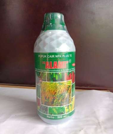 pupuk cair npk plus te alami padi 500 ml