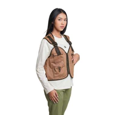 EIGER JAKET ROMPI WANITA WS TRISHA UTILITY VEST XL Brown