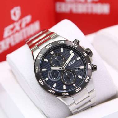 EXPEDITION E6848 SILVER BLACK BLUE PRIA. GARANSI RESMI 1TAHUN