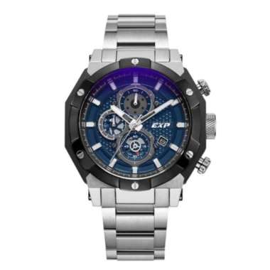 JAM TANGAN PRIA EXPEDITION E6385 / E 6385 SILVER BLACK BLUE ORIGINAL