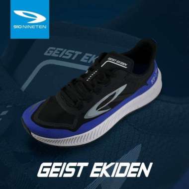 Sepatu Running 910 Nineten Geist Ekiden Original - Biru Royal/Hitam/Putih 42