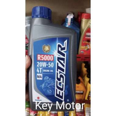 Oli SGO / Ecstar R5000 4T 20W-50 Oli Motor SUZUKI 1 Liter 100% Asli