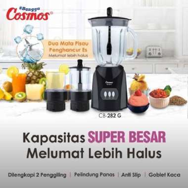 COSMOS Blender CB 282 G - Blender Cosmos Gelas Kaca 2 Liter CB 282 G