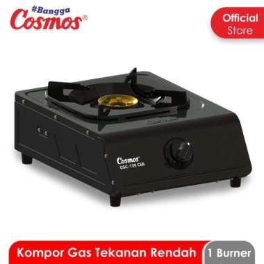 COSMOS Kompor Gas 1 Tungku CGC 139 CEB / CEW - Cosmos 139 CEB/CEW CEB (BLACK)