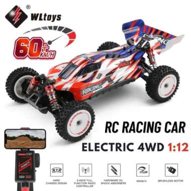 RC BUGGY WLTOYS 124008 1/12 60KMH RC CAR BRUSHLESS ELECTRIC 4WD RTR 124008 1500mah