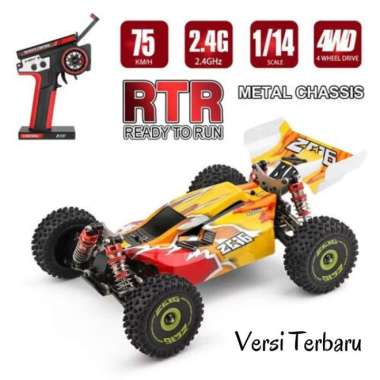 WL 144010 RC BUGGY RTR BRUSHLESS 1/14 METAL CHASSIS 75KM/H Orange