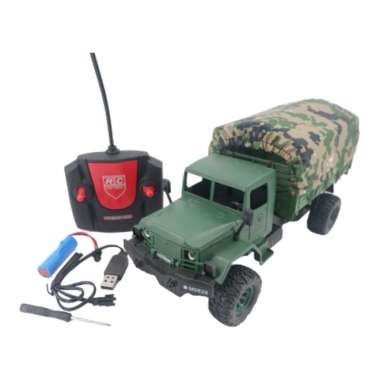 TOMINDO RC MILITER TRUK BAK TUTUP - HIJAU - REMOTE CONTROL MOBIL