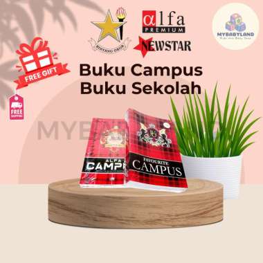 Buku Tulis Campus (1 Pack Isi 10 Buku) | Buku Tulis Sekolah Campus | Buku Campus | Isi 36 Lembar | B