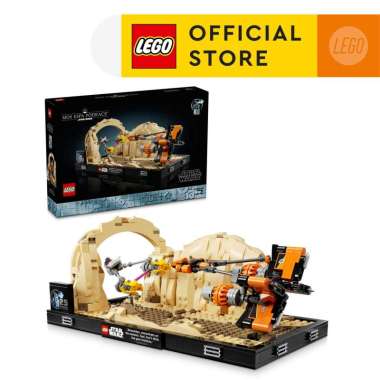 LEGO Star Wars 75380 Mos Espa Podrace Diorama (718 Pieces), Toys, Mainan Anak Laki Laki, Bricks