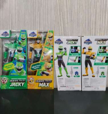 miniforce animaltron mainan anak koleksi figure mini force animaltron JACKY HIJAU