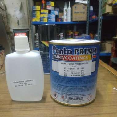 Epoxy Etching Primer Green Hijau Penta 1 liter set
