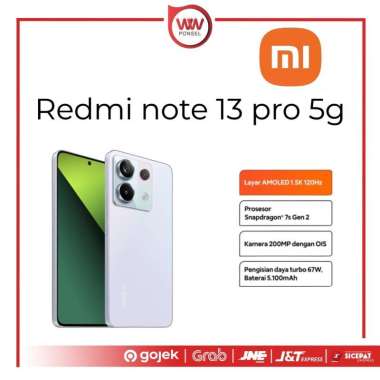 Hp Xiaomi Redmi Note 13 Pro 5G Ram 12GB Internal 512GB Garansi Resmi Purple