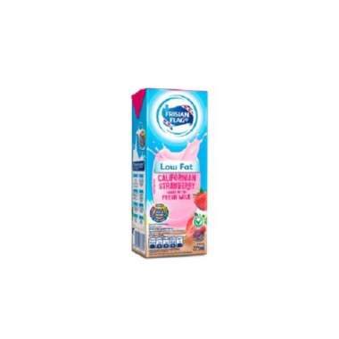 Promo Harga Frisian Flag Susu UHT Purefarm Low Fat Strawberry 225 ml - Blibli