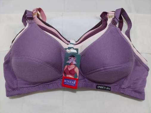BH Sport BRA Jumbo 38 36 34 Big Size (6 PCS) Busa Tipis Tanpa Kawat 38/85 Random