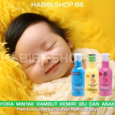 Fora Minyak Kemiri Murni Original 100% Solusi Penumbuh Rambut dan Alis Bayi, Anak dan Dewasa
