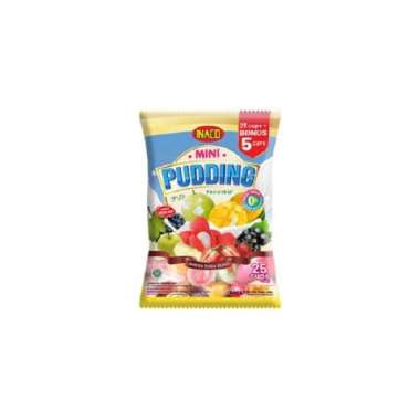 Promo Harga Inaco Mini Pudding Mix Flavour 25 pcs - Blibli
