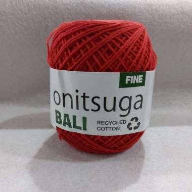 Benang Rajut Katun Bali Merah