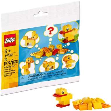 LEGO Classic 30503 - Build Your Own Animals Polybag Set Building Kid Toy Model Bird Duck Dog Animal