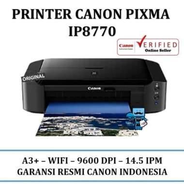 Printer Canon Pixma iP8770 Single Printer A3 WiFi& CD Print