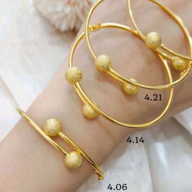 Gelang Bangle Tinju Bola Pasir Koleksi Josean Hadiah Ultah Emas Asli
