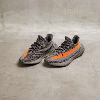 Sepatu ADIDAS YEEZY 350 V2 BELUGA REFLECTIVE ORANGE SNEAKER 100% ORIGINAL 37.5