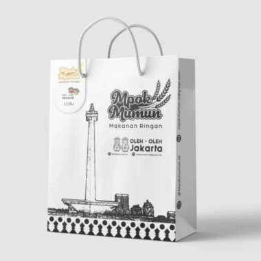 Paper Bag Mpok Mumun Oleh Oleh Jakarta Multivariasi Multicolor
