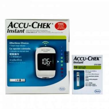Alat Accu-Check Instant + Strip 25pcs / Alat Gula darah Accu-Check Multivariasi