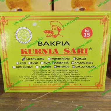 Bakpia Kurnia Sari isi 15/box Multivariasi Multicolor