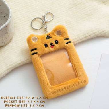 [READY] Fluffy Photocard / ID Card Holder Multivariasi Multicolor