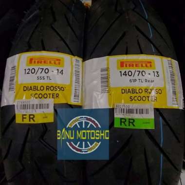 Paket pirelli diablo rosso scooter uk 120/70-14 & 140/70-13