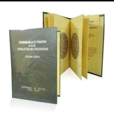 Buku Tes Buta Warna/ Buka Ishihara Multivariasi Multicolor