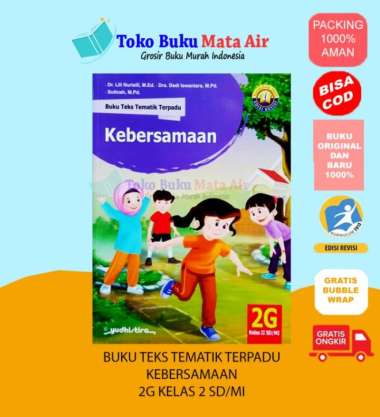 BUKU TEKS TEMATIK TERPADU -KEBERSAMAAN- 2G SD-MI KLS 2 - Dr. Lili Dkk Multivariasi Multicolor