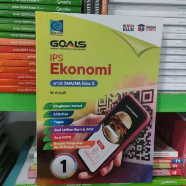 GOALS IPS Ekonomi SMA Kelas X/10 Kurikulum Merdeka Grafindo Multivariasi Multicolor