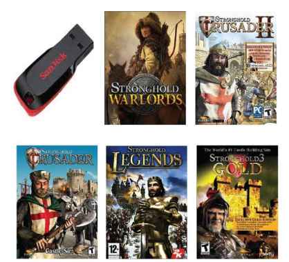 Flashdisk Stronghold Games Collection [GAME PC KOMPUTER]