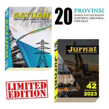 Paket Jurnal Harga Satuan + Satuan Elektrikal dan Mekanikal 20230 Multivariasi Multicolor
