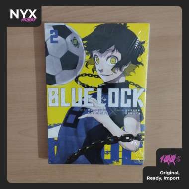 Blue Lock Manga Komik English Import Volume 2 Multivariasi Multicolor