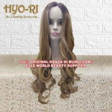 HALF LACE WIG FRONT LACE WIG LACE WIG WANITA PANJANG CURLY WAVE KRITING KERITING OMBAK GELOMBANG WIG