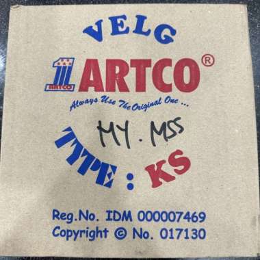 Velg pelak Angkong ARTCO Original