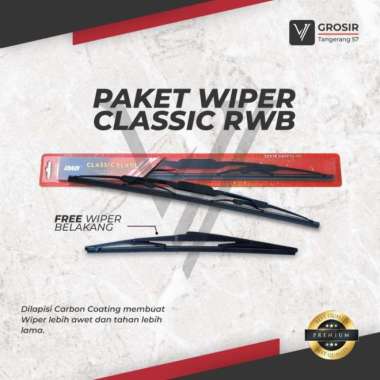 PAKET PROMO WIPER YARIS BAKPAO BESI DEPAN BELAKANG 3 PCS