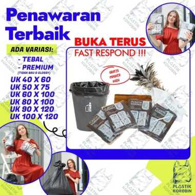 KANTONG PLASTIK SAMPAH | 90 x 120 | 60 x 100 | TRASHBAG KUNING 60 x 100