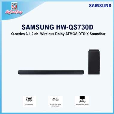 SAMSUNG HW-QS730D Q-SYMPHONY 3.1.2 CH. WIRELESS DOLBY ATMOS DTS:X SOUNDBAR