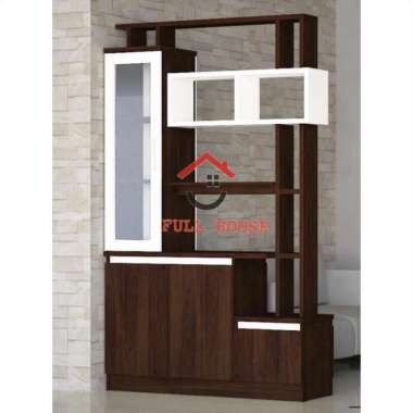 Penyekat Ruangan Divider Wall unit white top quality