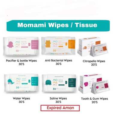 MOMAMI Wipes / Momami Tisu Basah TOOTH&GUM20S