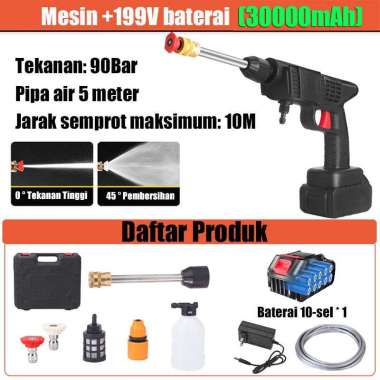 JP Alat Cuci Motor Mobil Mesin Cuci MobilMesin 3000mah-baterai