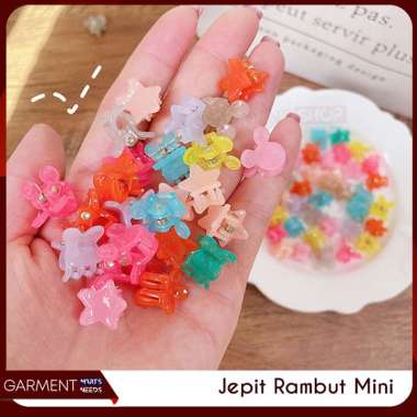 Jepit Baby Mini Warna Pastel Jelly Susu Model Kpop Style Aksesories Rambut Wanita Anak Anak Remaja D