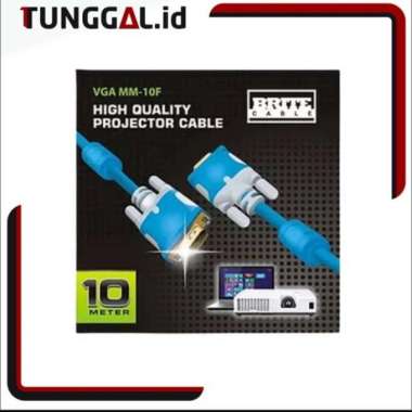 KABEL VGA 10M RGB BRITE /KABEL VGA PROJECTOR
