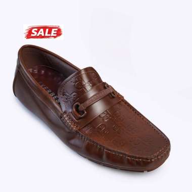 EVERBEST SEPATU PANSUS PRIA ORIGINAL SLIP ON LOAFERS LOAFER KULIT COKLAT BROWN EM50