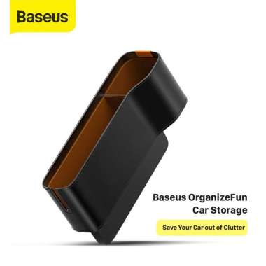 Baseus Car Seat Gap Organizer Storegae Rak Samping Kursi Jok Mobil Hitam