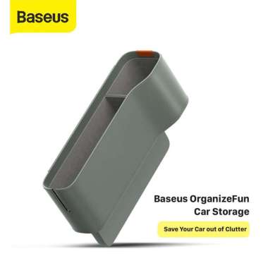 Baseus Car Seat Gap Organizer Storegae Rak Samping Kursi Jok Mobil Abu-Abu