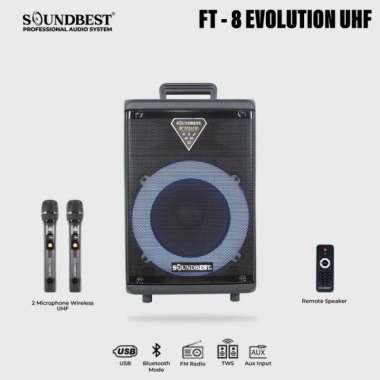 soundbest FT8 Speaker Portable 8 Inch